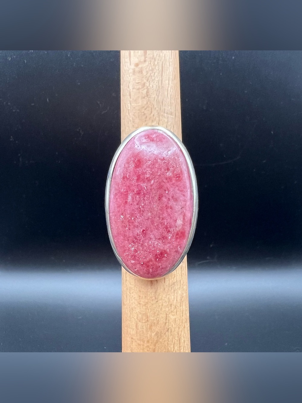 Sterling Silver Rhodonite Ring